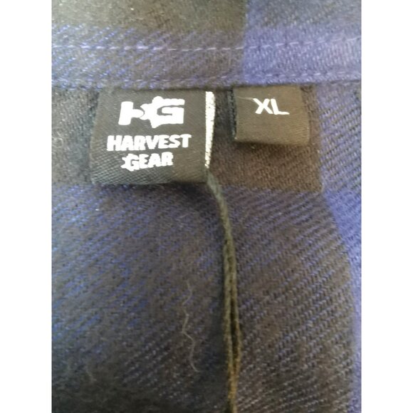 Harvest Gear Flannel Long Sleeve Mens XL - Picture 3 of 6